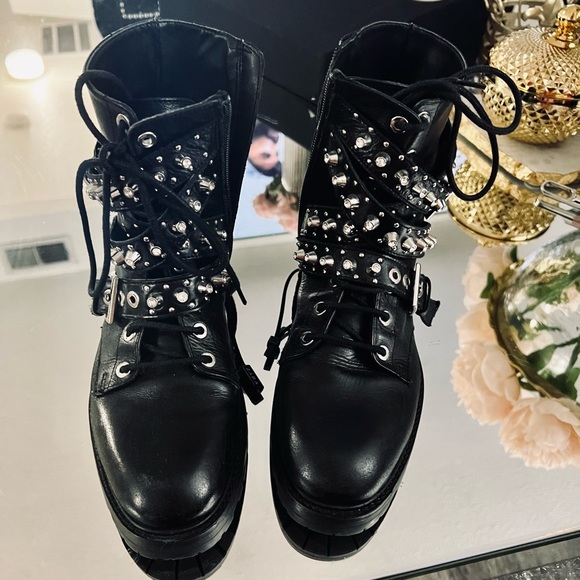 Zara Rhinestone Boots - Picture 3 of 7